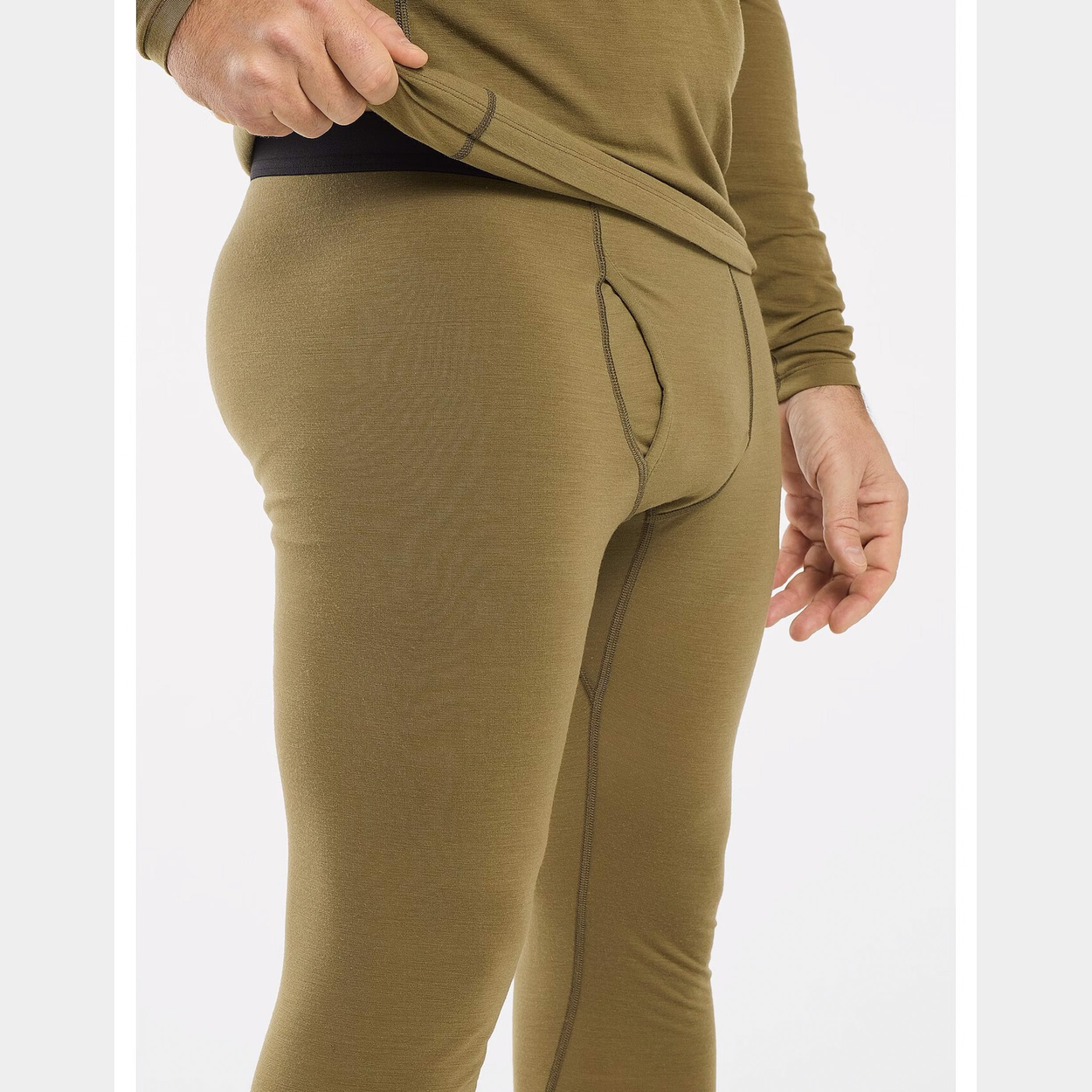 Cold WX Bottom SV worn — detail