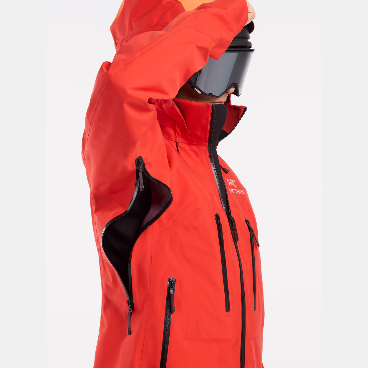 Ski Guide Jacket Women's — hood goggles