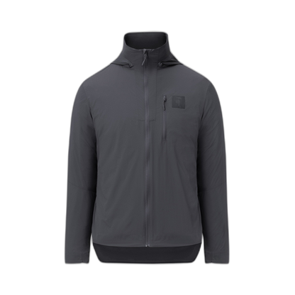 On form frontal photo of the Tomahawk Performance Crosswind Jacket, a tactical windbreaker, in Urban Grey.
