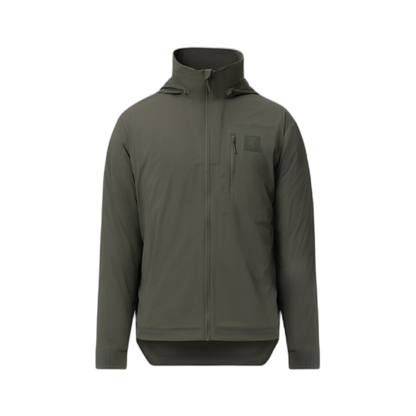 On form frontal photo of the Tomahawk Performance Crosswind Jacket, a tactical wind jacket, in Ranger Green.

