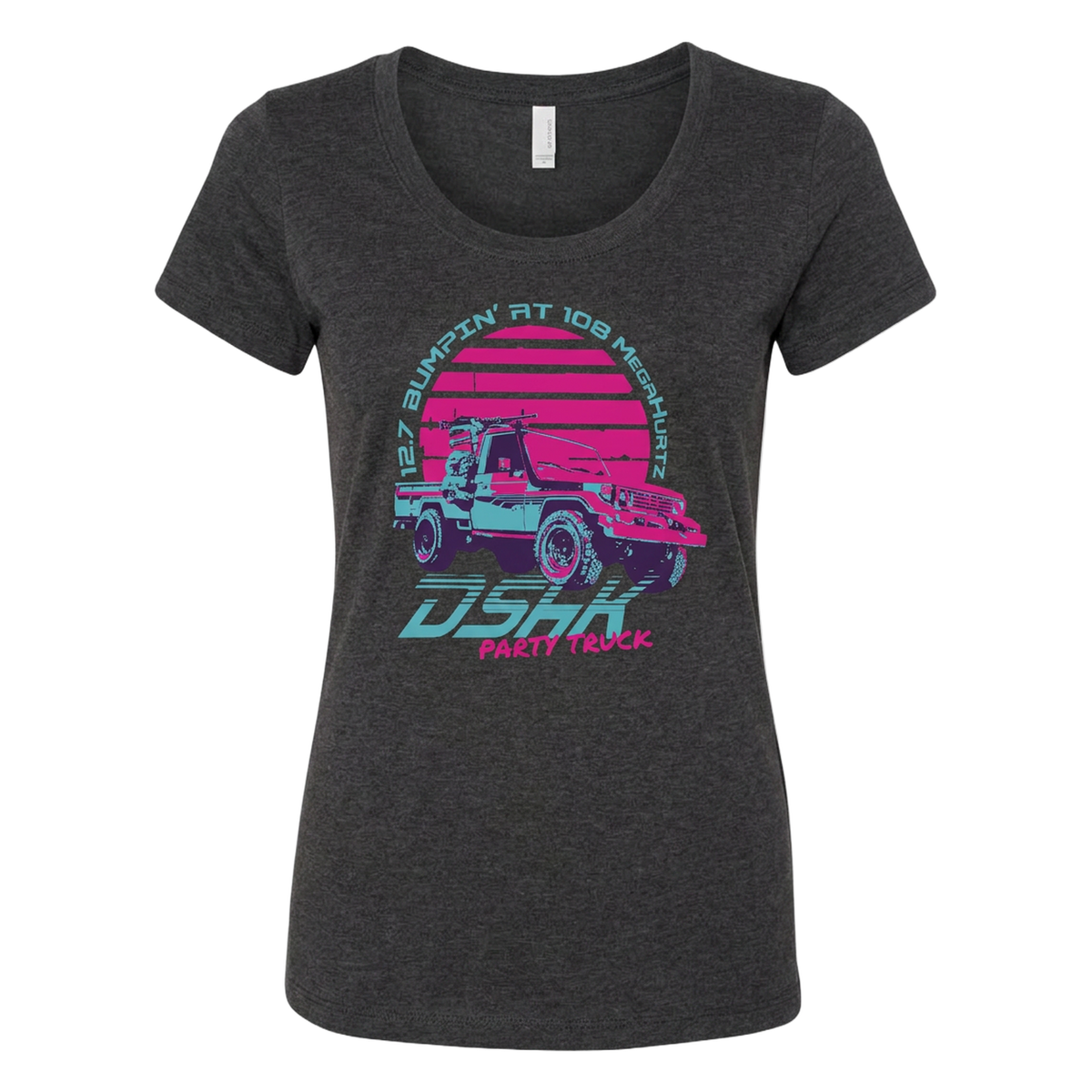 DShK Party Truck Women's Scoop Neck Tee