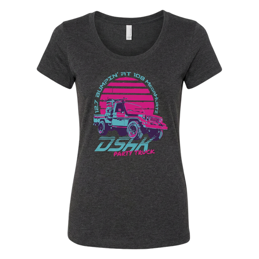 DShK Party Truck Women's Scoop Neck Tee