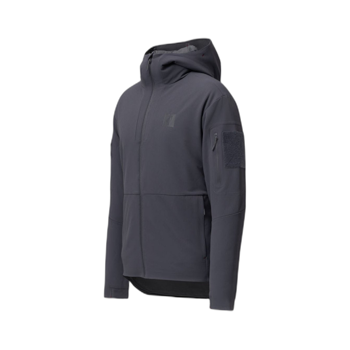 On form photo of the Tomahawk Performance Instructor Jacket, a tactical softshell insulated jacket, in Urban Grey.
