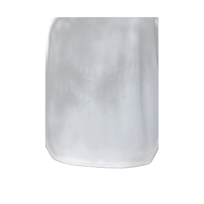 Close-up photo of the Tomahawk Performance Overlayer Anorak's back laser perforation panels for ventilation in the color Overwhite.