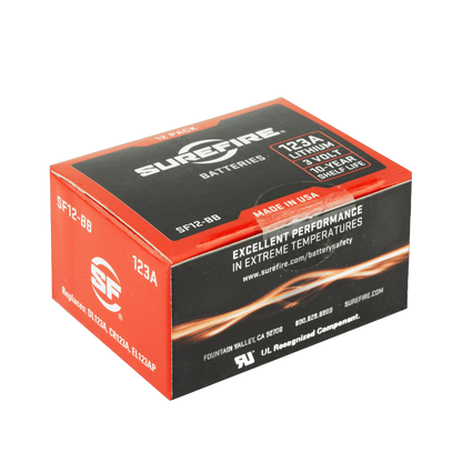 SUREFIRE SF123A BATTERIES 12PK