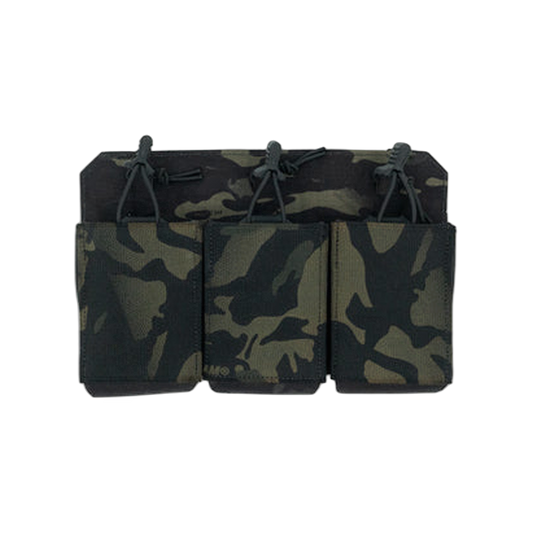 Thorax Triple Rifle Mag Placard - MultiCam Black