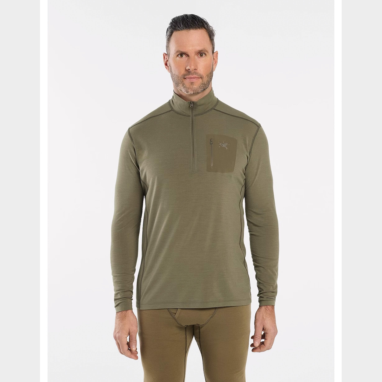 Cold WX Zip Neck AR Men's (wool)