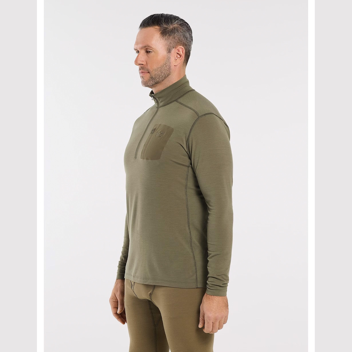 Cold WX Zip Neck AR Men's (wool)