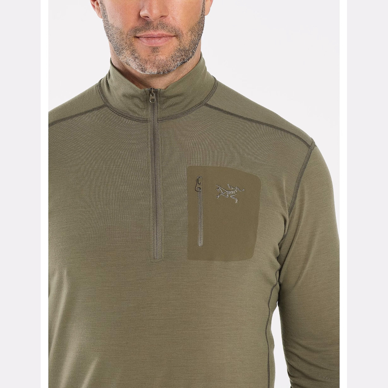 Cold WX Zip Neck AR Men's (wool)