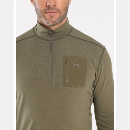 Cold WX Zip Neck AR Men's (wool)